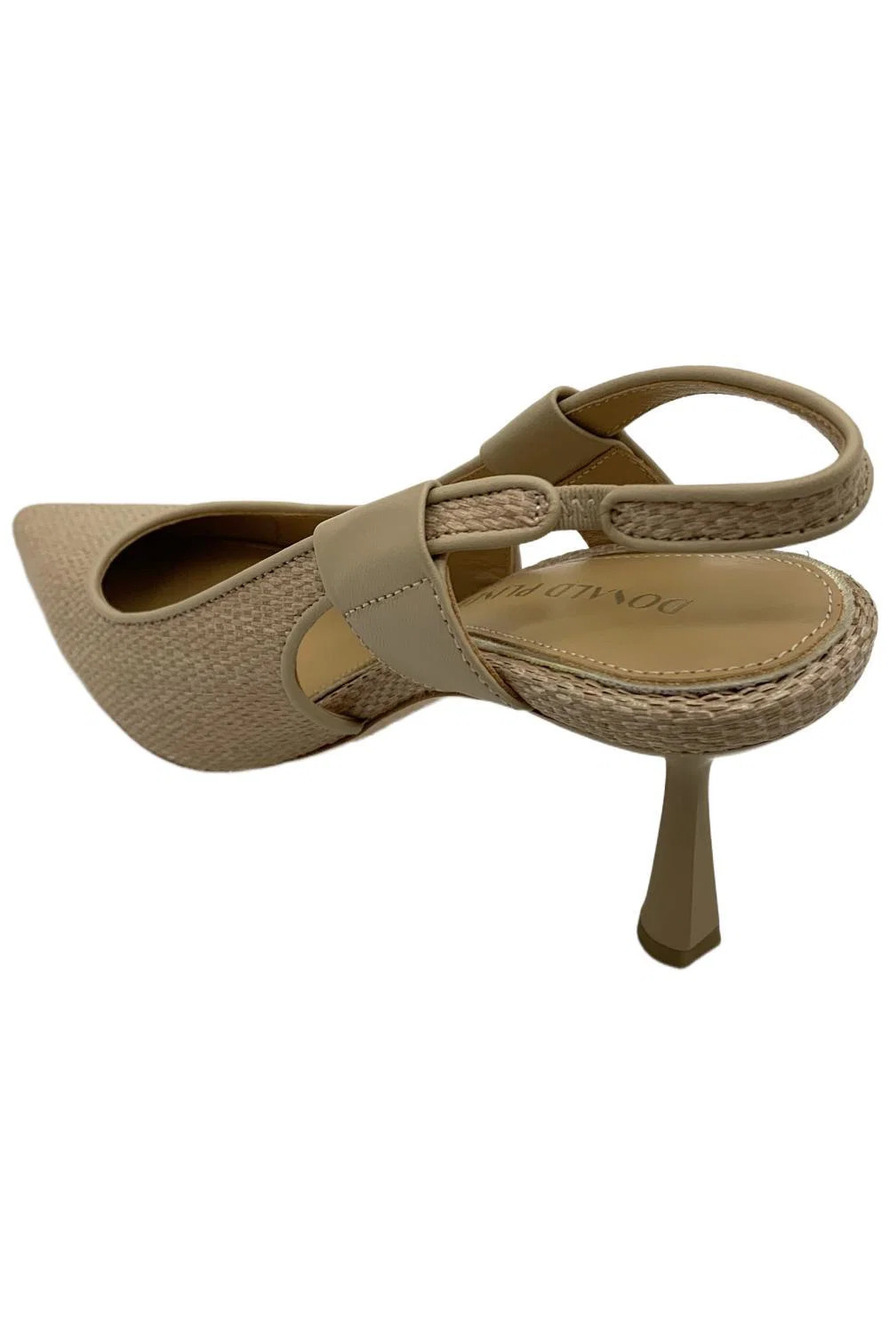 Donald Pliner Women's Elliemay Slingback Pumps Sand Raffia - Medium - Picture 3 of 3